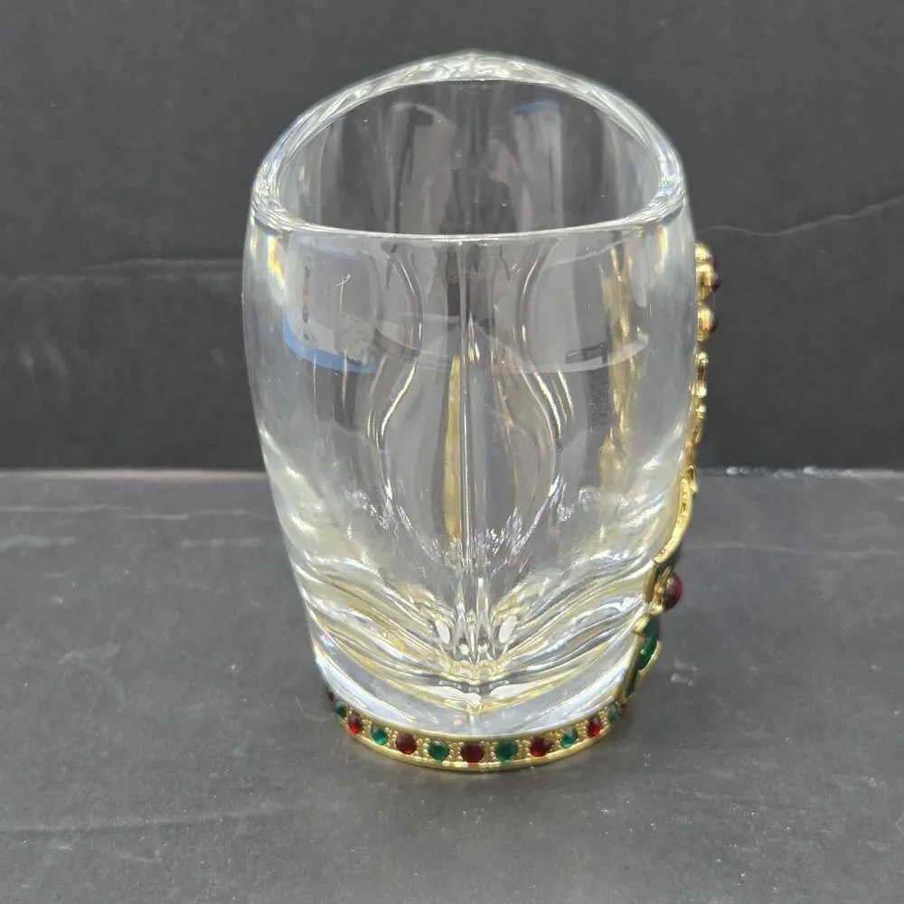 Teleflora Fine Bohemian 24% Lead Crystal 4 1/4"T X 5 1/2"L X 2 3/4"W Dish Vase - Picture 6 of 13